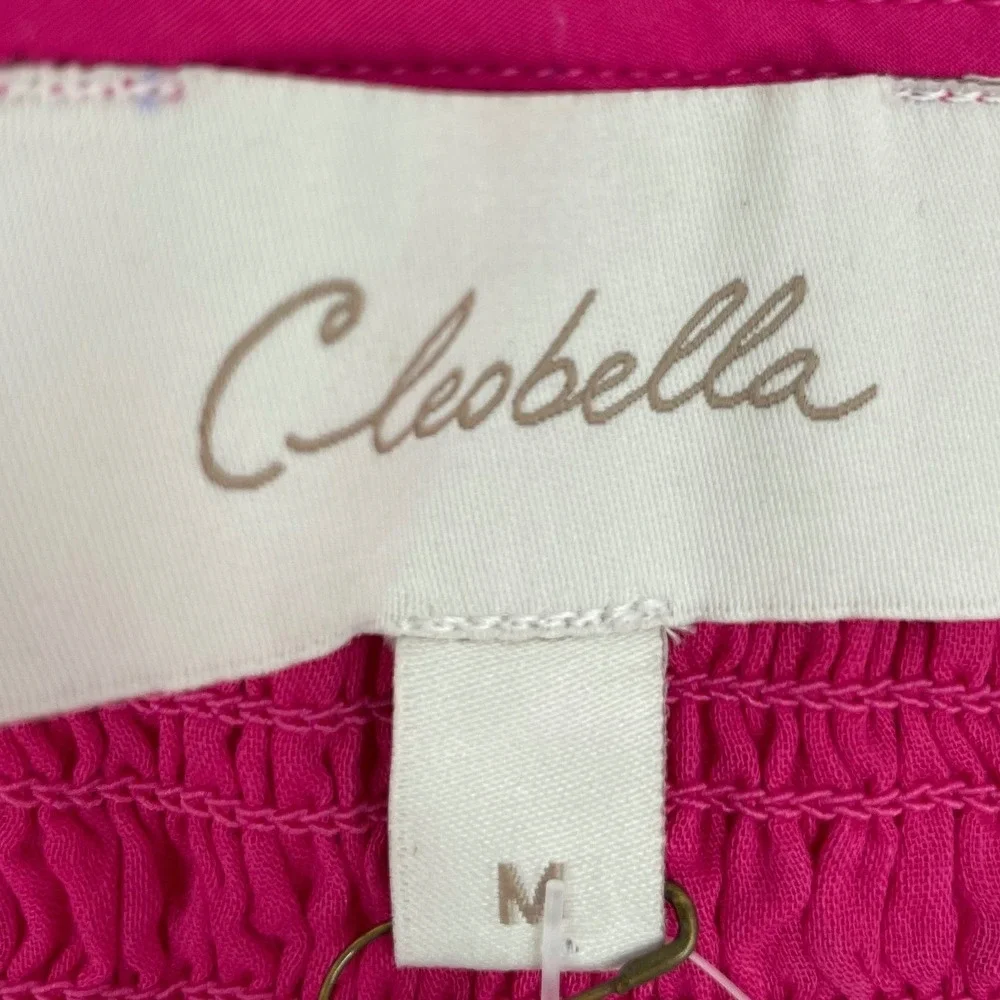 Cleobella Dress Charaya Ankle Dress Medium Magenta NWT - Picture 5 of 7